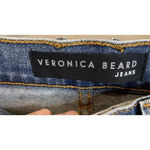 Veronica Beard  Women’s Size 25 Emma Skinny Mid‎ Rise Denim Jeans Blue Mist FLAW Photo 3