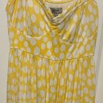 Guess Yellow Sleeveless Mini Spaghetti Strap bodice top in medium Photo 0