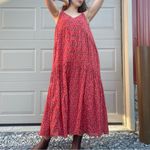 Joie  100% Cotton Bohemian Maxi Summer Sun Tank Dress Large Photo 4