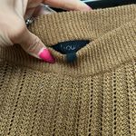 H:ours gretna cut out crochet tan sundial nude beach pants cover up M Photo 7