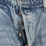 Gap  Mom Fit Denim Shorts Medium Wash Destroy Women’s Sz 10 Photo 6