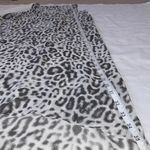 Guess Asymmetrical Leopard Sleeveless Chiffon Mini Dress Gray & Black XS Photo 4
