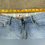 Roxy Crochet Side Daisy Dukes Denim Blue Distressed Shorts 7 Photo 4