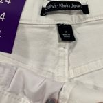 Calvin Klein  White Jean Shorts Size 14 NWT Photo 2