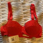 Stella McCartney  Betty Twinkling Plunge Red Bra Photo 3