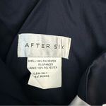 After Six  6888 Strapless Corset Satin Gown Midnight Navy Blue 8 Photo 4