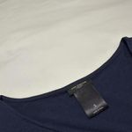 Ann Taylor LOFT Thin Blue T Shirt Top Sz S Small Rhinestone Embellished Photo 9