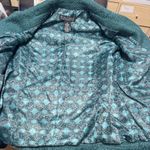 Dialogue  Jacket Blazer Women's Sz 4 Wool blend Teal Green Tweed Boucle Career Photo 9