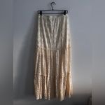 Xhilaration Xhiliration Crochet Midi Skirt M Cream Photo 3