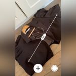 ASTR  the Label shoulder pad blazer black feminine business casual size large Photo 4