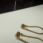 Trifari Signed Gold Tone Dangle Pierced Earrings Napier  Lot Of 2 Photo 6