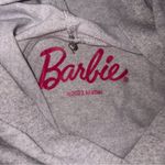 Boohoo Barbie grey hoodie with pink details Photo 5