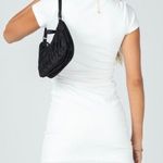 Princess Polly White Dragon Ribbed Scoop Neck Tee Dress 8 Photo 1