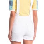 frame denim FRAME White Denim Romper Photo 1