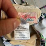 Mara Hoffman white/black/green/pink/grey tribal print two piece swimsuit XS EUC Photo 6