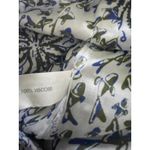 Poupette St. Barth  White Blue Green Tassel Tiered Mini Skirt Photo 4