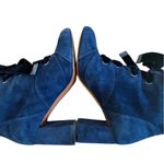 Chloé Chloe Velvet Lace-up Ankle Boots in navy Photo 7