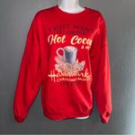 Women’s Christmas Sweater Red Warm Long Sleeve Medium Photo 2