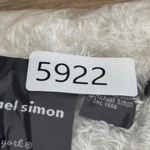 Michael Simon Sweater White Fuzzy Cardigan Shaggy Neutral Bohemian Casual Small Photo 7