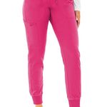 Med Couture Scrub Pants Jogger Yoga Pink Punch Photo 0