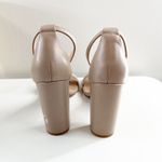 Steve Madden  Carrson Ankle Strap Suede Block High Heel Pumps Sandals Blush 7.5 Photo 7