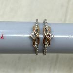14K white gold, rose gold, diamond ring enhancer/open work ring, *size 6, 3.8g Multiple Photo 12