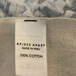 Apiece Apart Beige & White Knit Cape Poncho – One Size – Boho Minimalist Des Photo 2