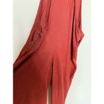 Hollister Women's Orange Overalls Jumpsuit Size S Adjustable Straps Pockets Photo 4