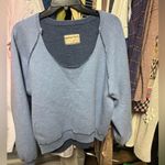 We The Free Midnight Pullover in Blue Size Medium retail $158 Like New! Photo 2