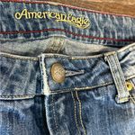 American Eagle Hipster Flare Jeans Women’s 10 Long Y2K Low Rise Blue Denim Photo 8