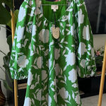 Kate Spade Green Floral Long Sleeve Dress large Photo 0