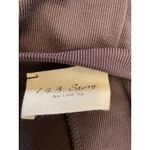 1.4.3. Story by Line Up  Womens Long Sleeve V Neck Waffle Knit Top Mauve Size L Photo 7