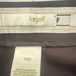 Liz Claiborne Lizgolf Kylie Black Capri Pants Size 18W Coolmax UV Protection Photo 6