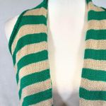 Say What? Kelly green and tan tassels cardigan sweater vest size s/m NWOT Photo 2