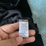 White Stag Black Velvet Maxi bodycon Dress Long Sleeve XL NWT Photo 10