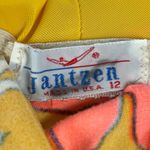 Jantzen Vintage 1960's Size 12 Made in USA Swim Tank Top Dress Floral Flower Photo 6