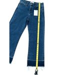 NWT EVIDNT Malibu High Rise Two Tone Kick Flare Jeans 26 Blue Photo 4