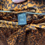 SheIn Animal Print Tie Waist Shorts Photo 4