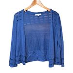 Ny Collection Women's Blue Cardigan Size L Photo 1