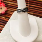 Silpada  Sterling Silver & Black Spinel Ring Size 5 Photo 2