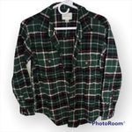 American Eagle  red green and white flannel fall or winter style size XS soft​​ Photo 1