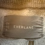 Everlane Gray Sweater High-Collar 1/4 Zip Sweatshirt Small Oversized Photo 3