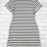 Tommy Bahama  Womens Striped Boat Neck Dress S Black White Nautical Casual Photo 0