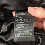 H&M  Satin Black Puff Long Sleeve Ruched Gathered Boatneck Party top Size S Photo 12