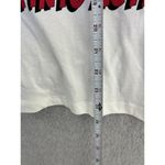 Power Rangers Women's Blouse Cut Out Front Short Sleeve Size 0X White Graphic T Photo 6