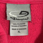 Champions women’s 1/4 zip fleece pullover - Hot Pink size XL Photo 2