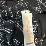 NWOT Mock Neck Graphic Design Dress. 6 for‎ $36 Black Size L Photo 4