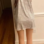 Lpker Womens Sleeveless Athletic Stripe Mini Dress With Built-In Shorts Sundress Khaki Photo 7
