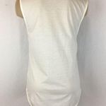 J.Crew Silk Blend Ivory Metallic Front Short Sleeve Top S Photo 4