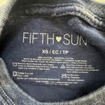 Fifth Sun Y2K  Vincent Van Gogh Sunflowers Graphic T Shirt Crop Top Blue XS BOHO Photo 1